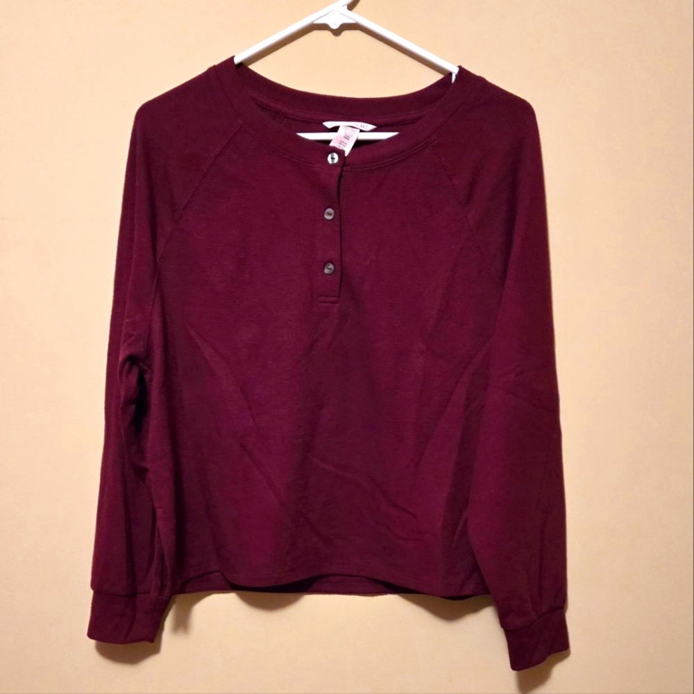 Victoria's Secret Pajama Top Ribbed